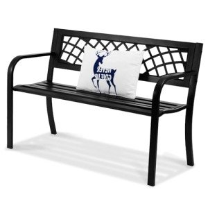 VEVOR 46" Iron Outdoor Garden Bench