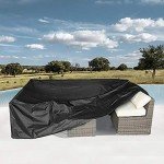 Water-Resistant Patio Furniture Set Cover, 110"x83