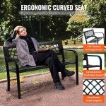 VEVOR 46" Iron Outdoor Garden Bench