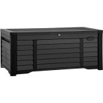 120 Gallon Outdoor Louver Storage Deck Box
