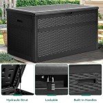 YITAHOME 230 Gallon Outdoor Deck Storage Box