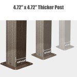 10' x 12' Aluminum Hardtop Patio Gazebo with Canopy