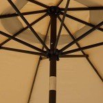 Blissun 9' Patio Umbrella with Tilt and Crank