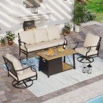 Sunshine Valley 4-Piece Outdoor Patio Furniture Set