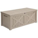 YITAHOME 120 Gallon Waterproof Outdoor Storage Box