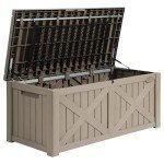 YITAHOME 120 Gallon Waterproof Outdoor Storage Box