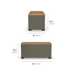 Boca Raton Outdoor Storage Table by Homestyles