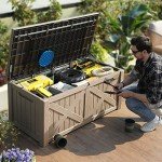 YITAHOME 120 Gallon Waterproof Outdoor Storage Box