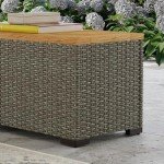 Boca Raton Outdoor Storage Table by Homestyles