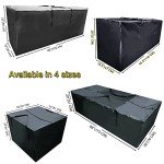 Waterproof Outdoor Cushion Storage Bags - 2 Pack