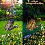 Solar Watering Can Lantern for Garden Decor