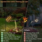Solar Watering Can Lantern for Garden Decor