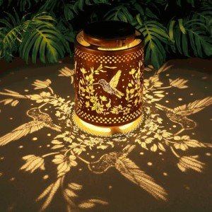 Hummingbird Solar Lanterns for Outdoor Garden Decor