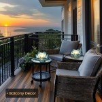 GIGALUMI Blue Lotus Solar Garden Light Lantern