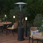 40,000 BTU Patio Propane Heater with Wheels