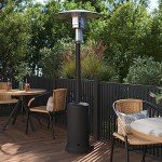 40,000 BTU Patio Propane Heater with Wheels