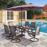 13ft Solar-Powered Patio Umbrella with LED Lights