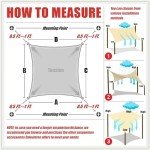Grey Rectangle Waterproof Sun Shade Sail - 7' x 12