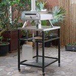 Stainless Steel Outdoor Grill Cart with Wheels