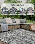 MontVoo Waterproof 5x8 Outdoor Reversible Rug