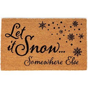 Funny "Let It Snow" Doormat for Entryway