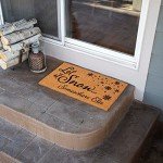 Funny "Let It Snow" Doormat for Entryway