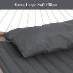 SUNCREAT Double Portable Hammock with Stand - Dark Gray