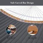 SUNCREAT Double Portable Hammock with Stand - Dark Gray