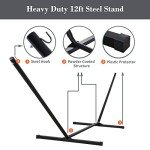 SUNCREAT Double Portable Hammock with Stand - Dark Gray