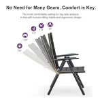 11-Piece Outdoor Dining Set with Folding Chairs