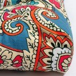 Blue Trumpet Floral Patio Seat Cushion Set