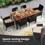 7-Piece Outdoor Patio Dining Set with Chairs