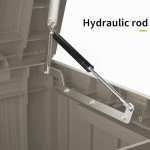 120 Gallon Waterproof Resin Deck Storage Box