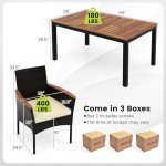 7-Piece Outdoor Patio Dining Set with Chairs