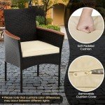 7-Piece Outdoor Patio Dining Set with Chairs