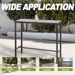 3-Piece Outdoor Bar Set with 2 Stools