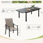 9-Piece Patio Dining Set for Outdoor Spaces