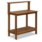 Tioman Outdoor Hardwood Potting Bench for Patios