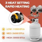 AgiiMan 30,000 BTU Portable Propane Heater