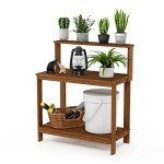 Tioman Outdoor Hardwood Potting Bench for Patios
