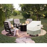 Outdoor Waterproof Swivel Lounge Chair Covers - 2 Pack