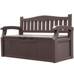 Greesum 70 Gallon Waterproof Outdoor Storage Bench