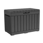 Keter Kentwood 50 Gallon Deck Box - Dark Grey