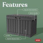 Keter Kentwood 50 Gallon Deck Box - Dark Grey