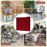 Outdoor Chair Cushions Set of 6 - Dark Red