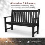 Stoog Outdoor 2-Person All-Weather Garden Bench