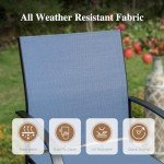7-Piece Outdoor Patio Dining Set with Umbrella Holes
