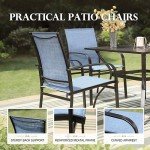7-Piece Outdoor Patio Dining Set with Umbrella Holes