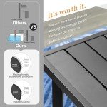 9-Piece Patio Dining Set for 8 People