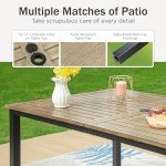 7-Piece Outdoor Patio Dining Set for 6